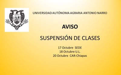 Suspensión de Clases…