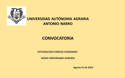 INTEGRACION CONSEJO CIUDADANO RADIO UAAAN