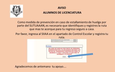 Alumnos de Licenciatura