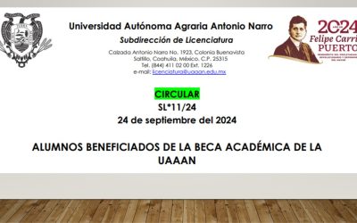 AVISO BECA ACADEMICA