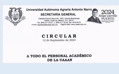 CIRCULAR. 16 DE SEPTIEMBRE.  DESCANSO OBLIGATORIO