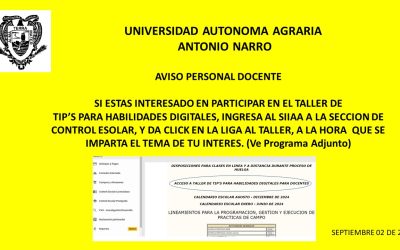 ACCESO A TALLER DE TIP´S PARA HABILIDADES DIGITALES DOCENTES