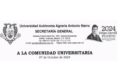 COMUNICADO SECRETARIA GENERAL