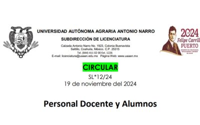 CIRCULAR SUBDIRECCION LICENCIATURA