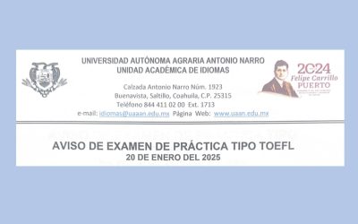 EXAMEN PRACTICO TOEFL. ENERO 24 DE 2025