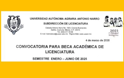 CONVOCATORIA BECA ACADEMICA ENERO – JUNIO DE 2025